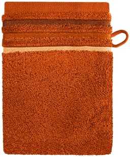 Schiesser Waschhandschuh Skyline Color | Terrakotta