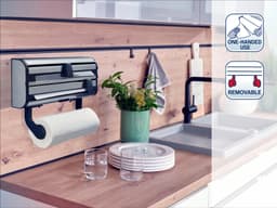 Leifheit Parat Royal Wandrollenhalter | Silber