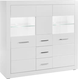 Home affaire Highboard BIANCO | Weiß