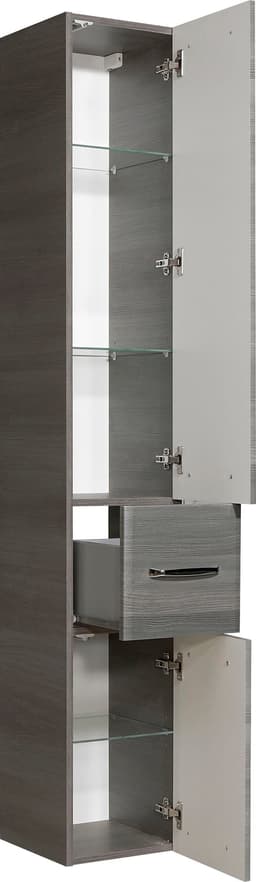 Saphir Hochschrank Quickset | Grau
