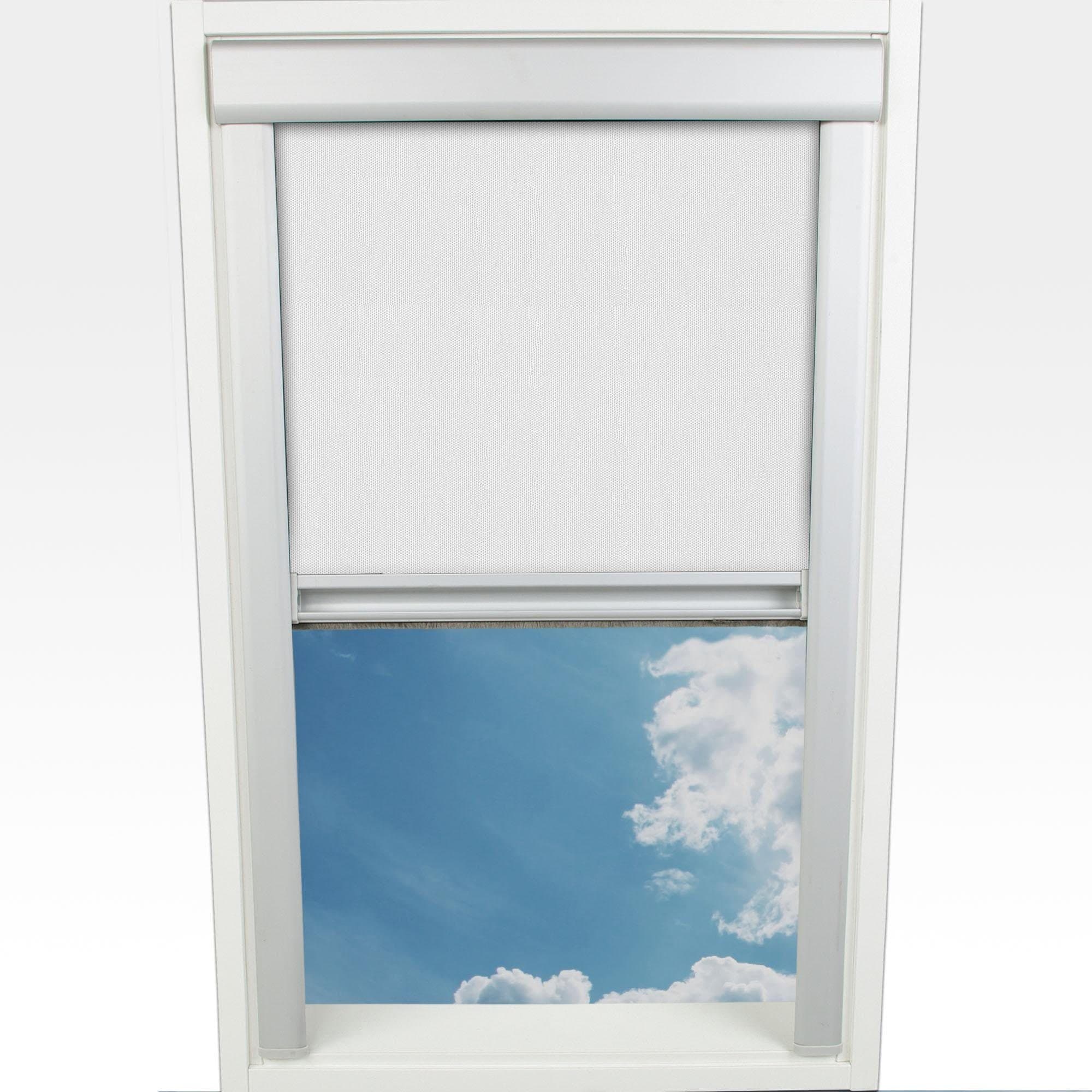 Dachfensterrollo Verdunkelung | Weiß