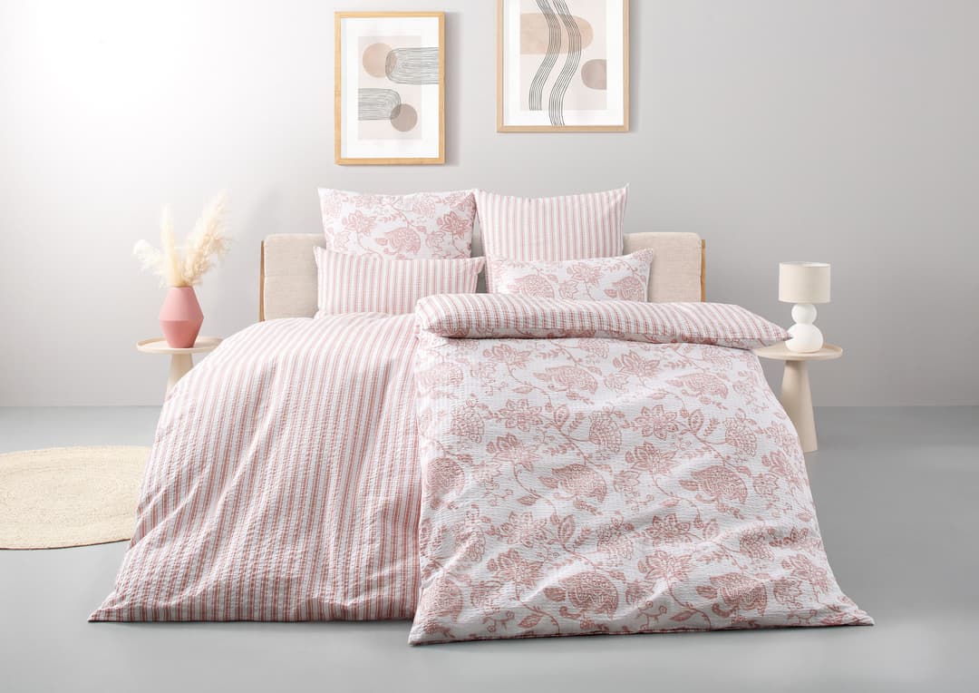 OTTO home Bettwäsche Nordby | Rosa