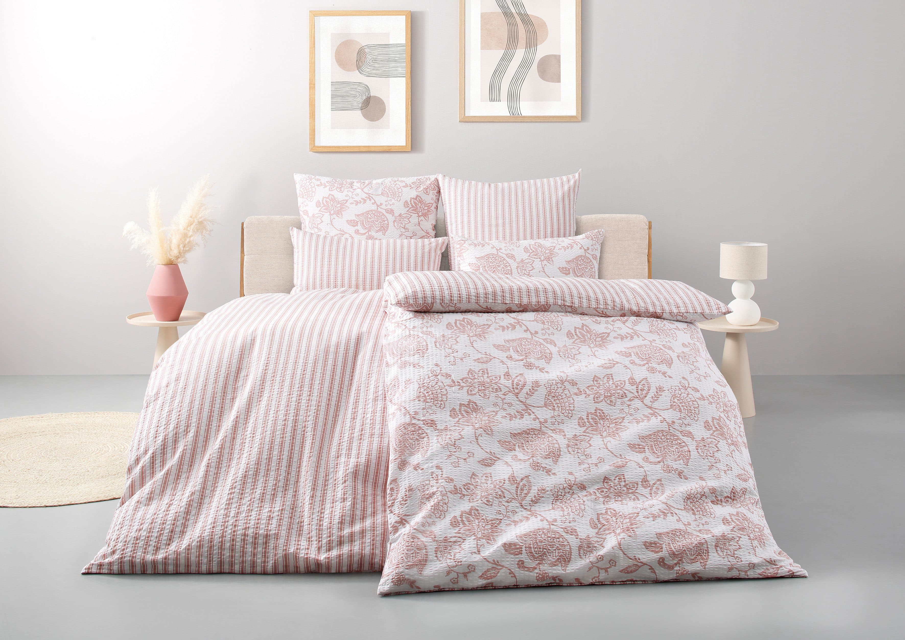 OTTO home Bettwäsche Nordby | Rosa