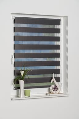 Doppelrollo Maringa Klemmfix | Grau