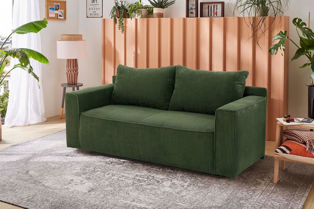 Jockenhöfer Gruppe Schlafsofa Ron | Grün
