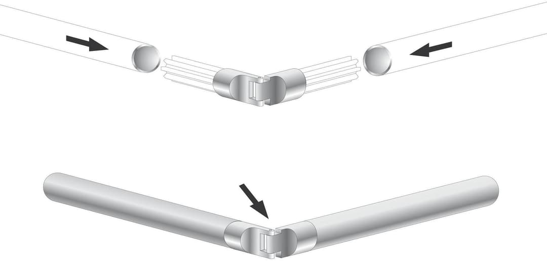 Liedeco Gelenkverbinder | Silber