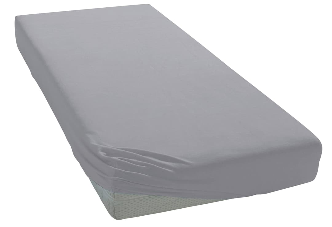 OTTO home BIG STRIPE Jersey Spannbettlaken | Grau