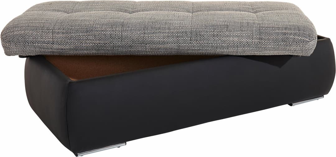 DOMO collection Polsterhocker Moric | Schwarz