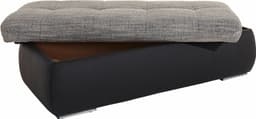 DOMO collection Polsterhocker Moric | Schwarz