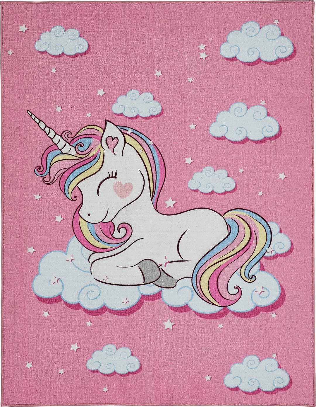 Andiamo Kinderteppich Einhorn | Pink