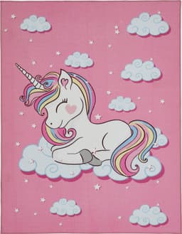 Andiamo Kinderteppich Einhorn | Pink