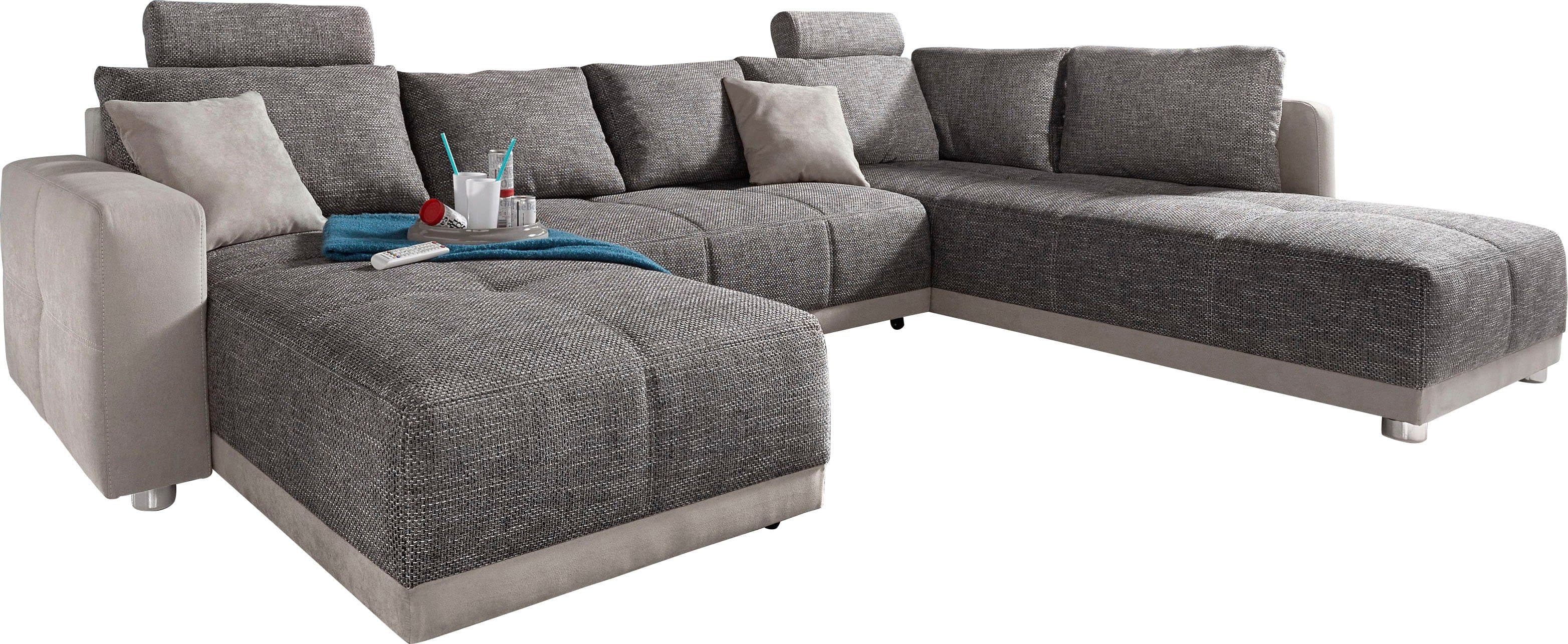 Jockenhöfer Gruppe Wohnlandschaft Orlando U-Form | Grau