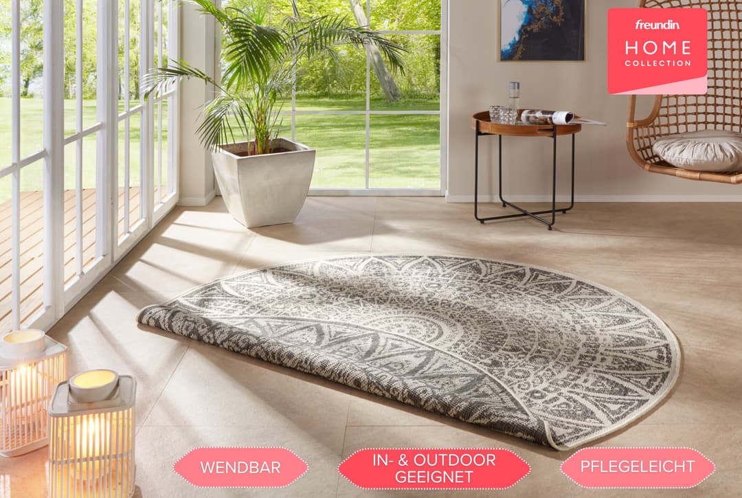 HANSE Home Teppich Lilja | Grau