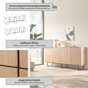 Home affaire Sideboard Lund | Holztöne 4