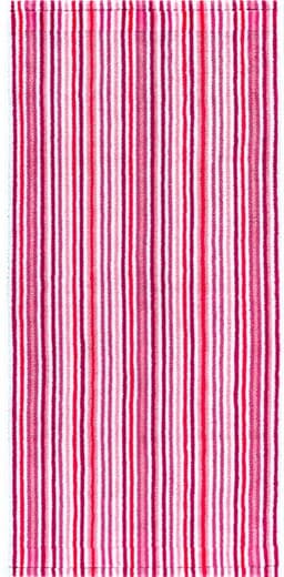 Egeria Combi Stripes Handtücher | Rosa