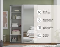 Schlafkontor Carano Kleiderschrank | Weiß