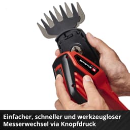 Einhell Akku-Gras- und Strauchscherenset | Schwarz