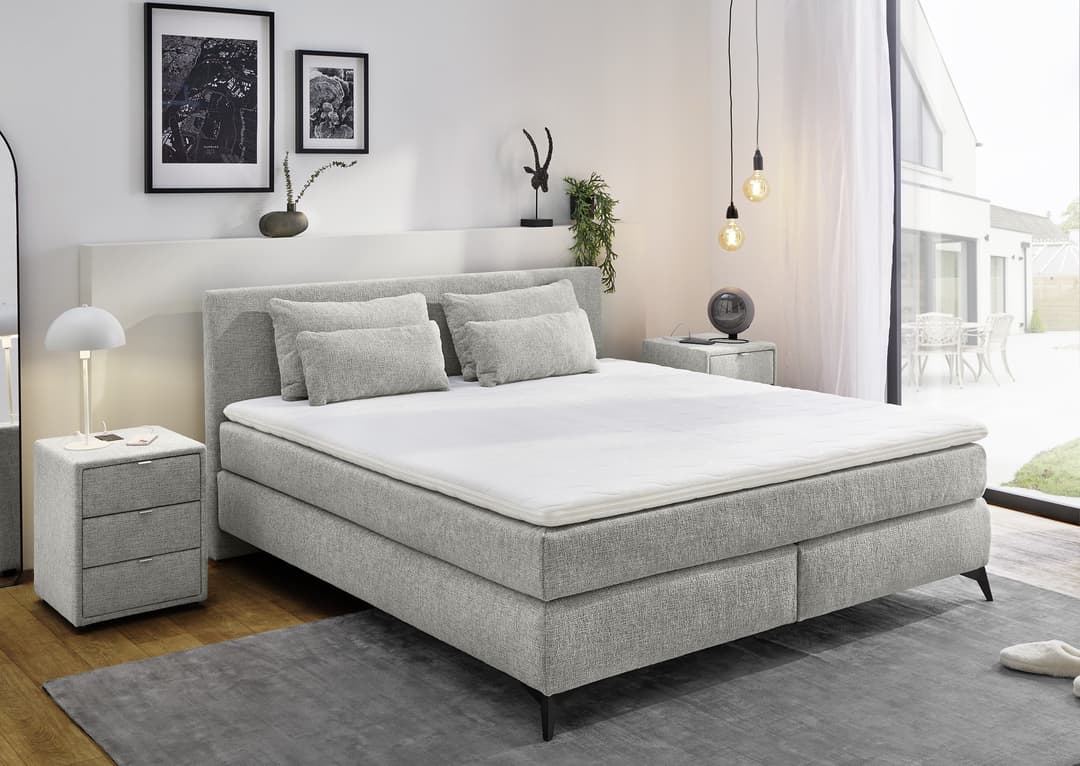 Jockenhöfer Gruppe Boxspringbett Paulina | Grau