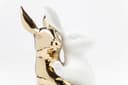 Kare Design Hugging Rabbits Medium Dekofigur | Gold 5