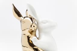 Kare Design Hugging Rabbits Medium Dekofigur | Gold