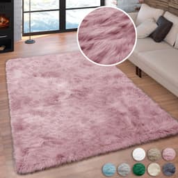 OTTO home Hochflor-Teppich Valeria | Rosa