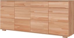Sideboard VETRO Teilmassiv, Fronten Massivholz, Wohnzimmer, Stauraum,