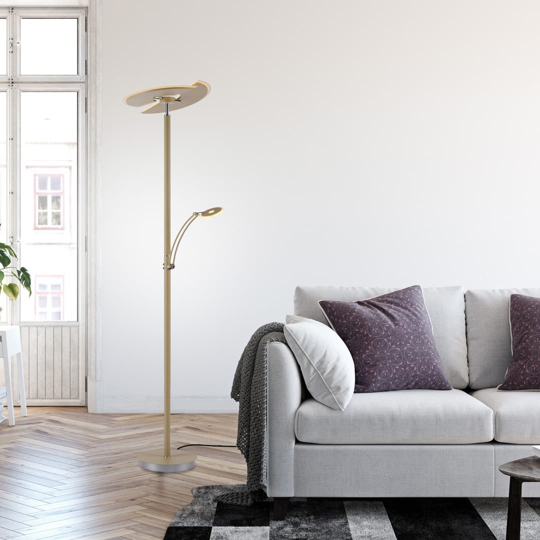 Paul Neuhaus LED Deckenfluter ARTUR | Beige