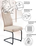 OTTO home Freischwinger Altona | Beige 4