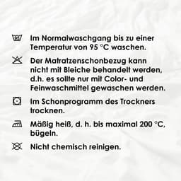 SETEX Matratzenauflage Molton-Köper | Weiß