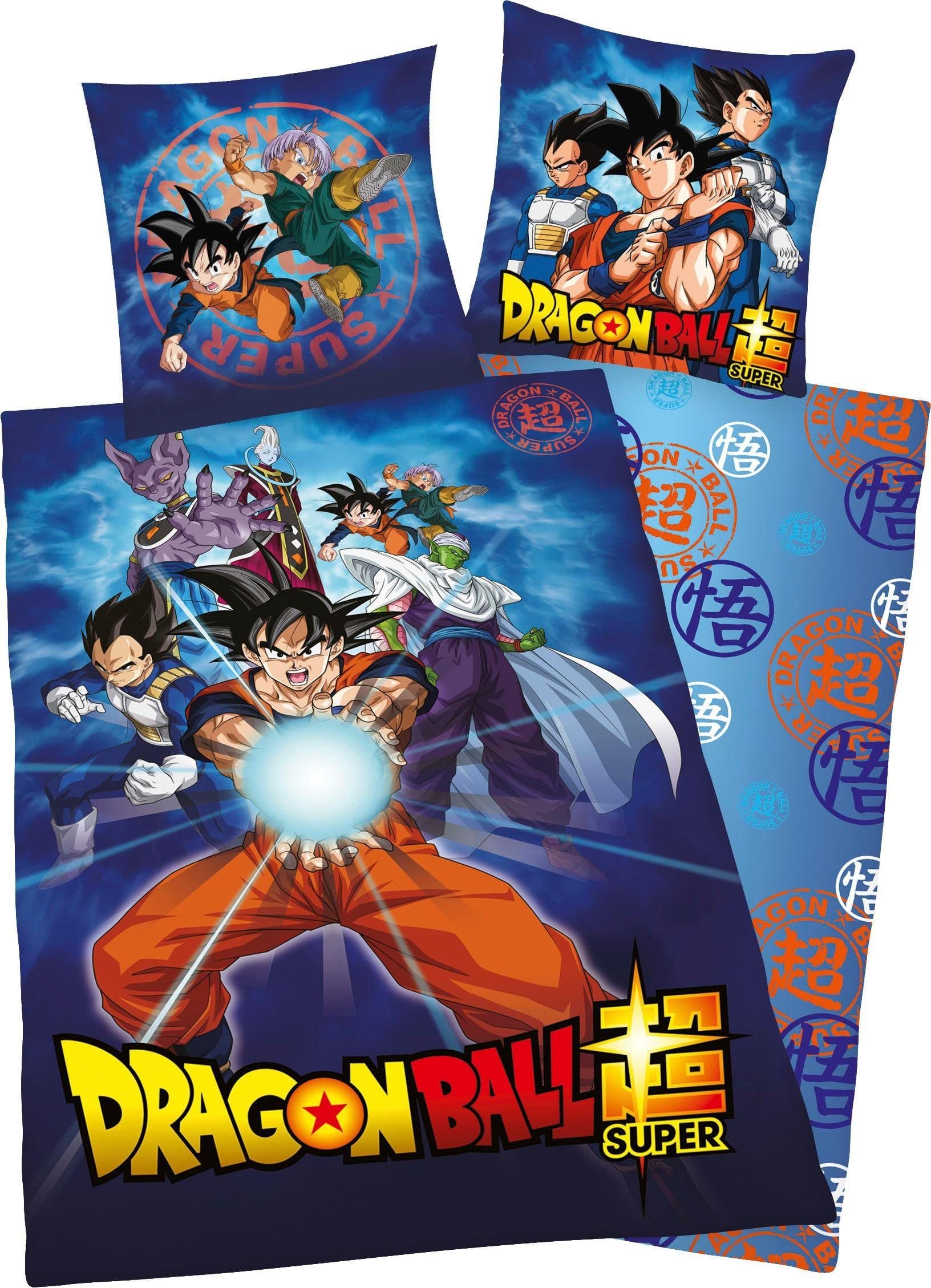 Kinderbettwäsche Dragonball | Blau