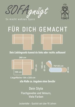 Jockenhöfer Gruppe Ecksofa Zoom L-Form | Beige
