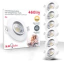 B.K.Licht LED Einbauleuchte 6er Set | Weiß