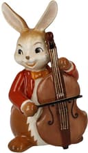 Goebel Fröhlicher Bassist Figur | Mehrfarbig