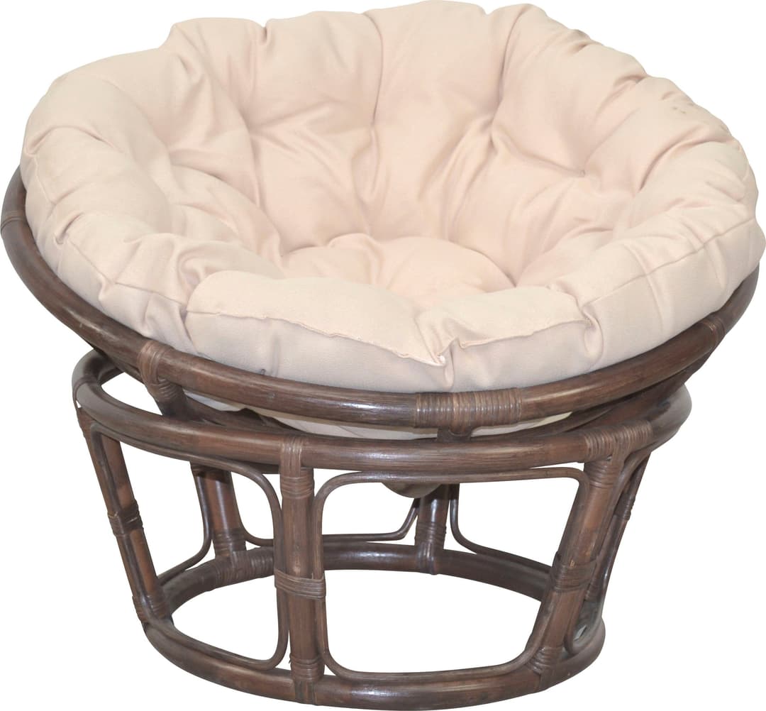 Home affaire Rattanstuhl Papasansessel | Braun