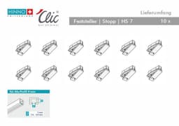 HINNO Clic-Feststeller HS07 | Transparent