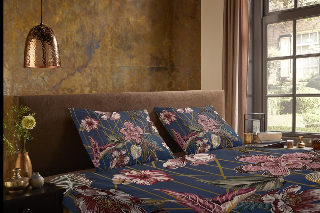 PURE luxury collection Wendebettwäsche Jos | Blau