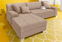 DOMO collection Ecksofa Turah | Beige