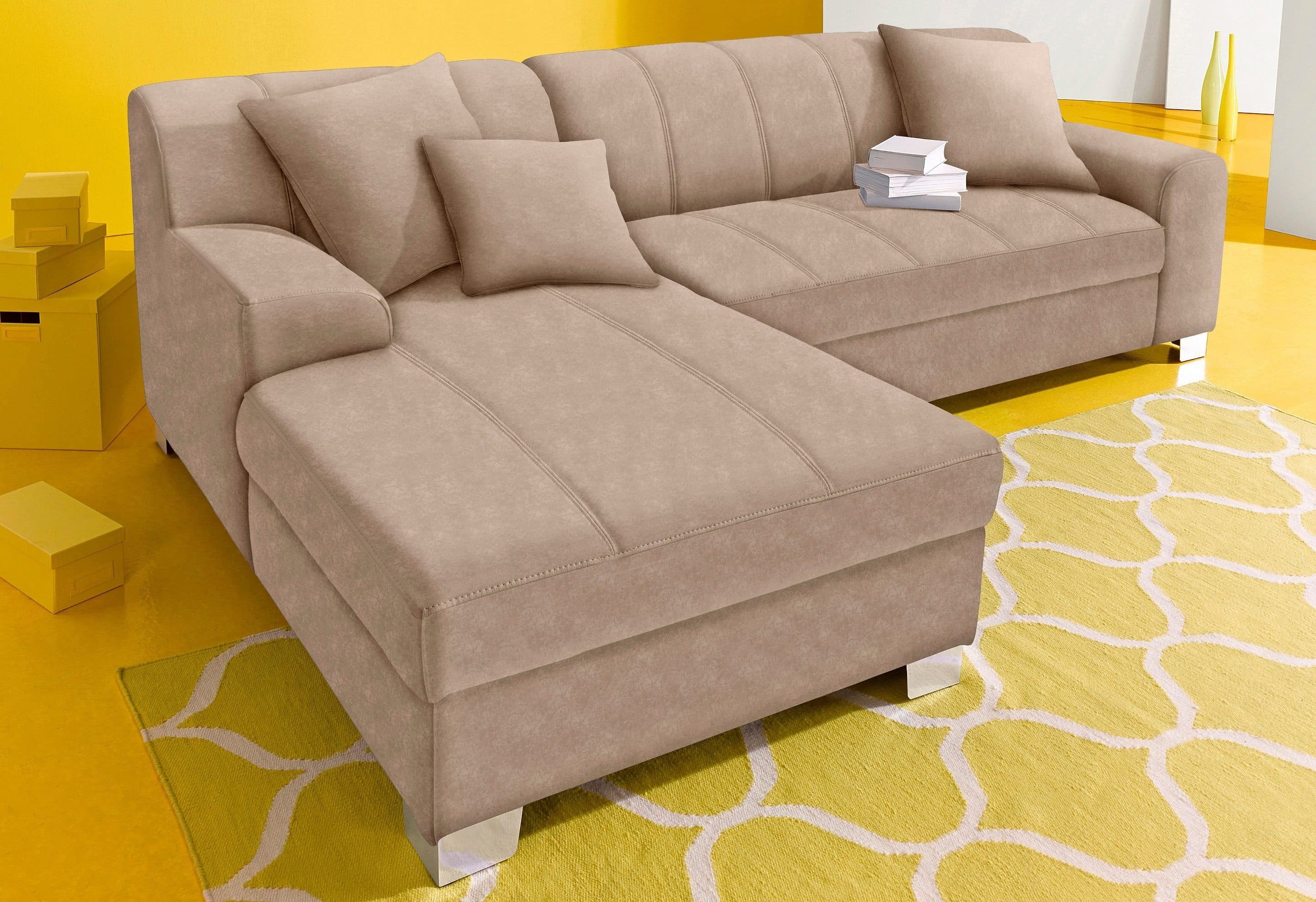 DOMO collection Ecksofa Turah | Beige