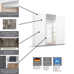 rauch Schwebetürenschrank Oteli | Weiß