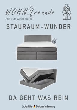 Jockenhöfer Gruppe Boxspringbett Amira | Grau