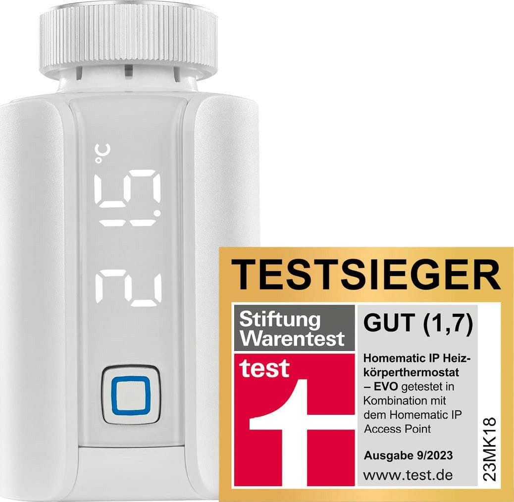 Homematic IP Heizkörperthermostat – Evo | Weiß