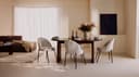 LeGer Home by Lena Gercke Esstisch Melinda | Braun 2