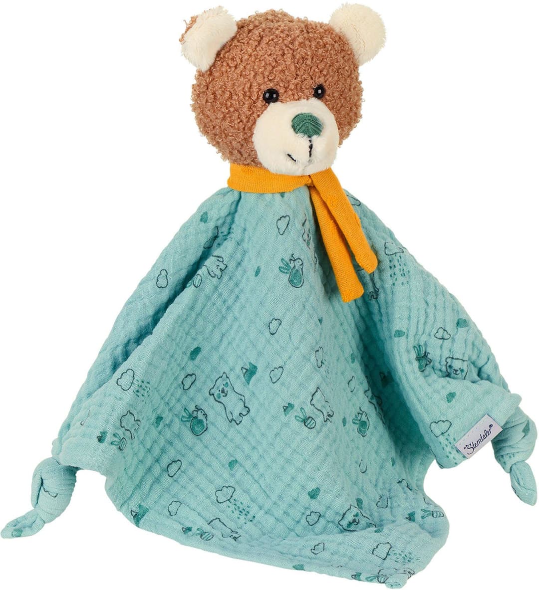 Sterntaler® Schmusetuch Musselin Ben, M | Blau