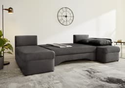 Jockenhöfer Gruppe Wohnlandschaft Arktis U-Form | Grau