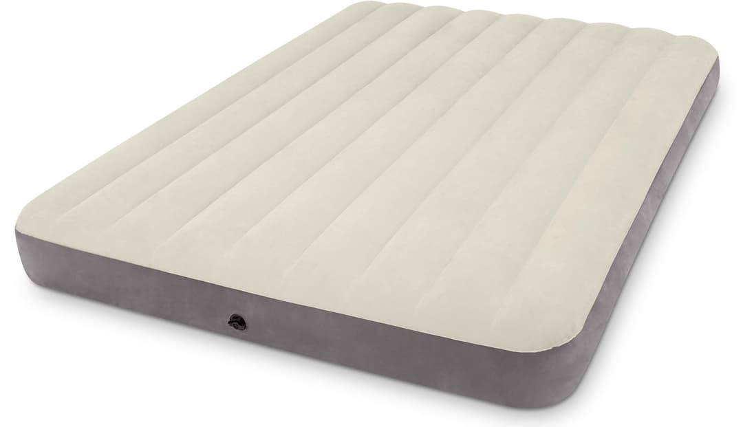 Intex Deluxe Single High Airbed | Beige