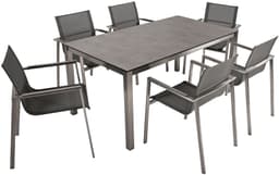 Garden Pleasure Garten-Essgruppe SIENNA | Grau
