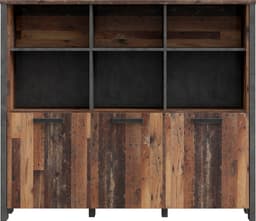 FORTE Highboard Clif | Holztöne