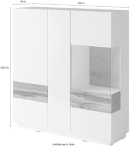 OTTO home Sideboard SILKE | Weiß