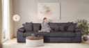 Home affaire Big-Sofa Soft&Cosy XXL | Schwarz