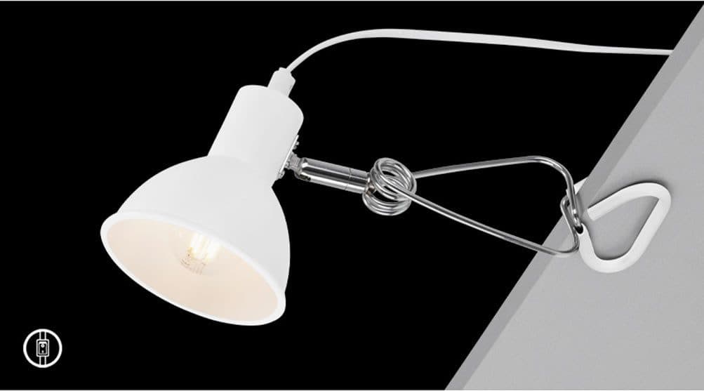 Briloner Leuchten LED Klemmleuchte FIX | Weiß